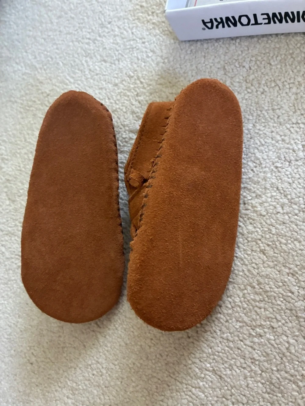 Minnetonka Toddler Suede Fringe Moccasin Booties